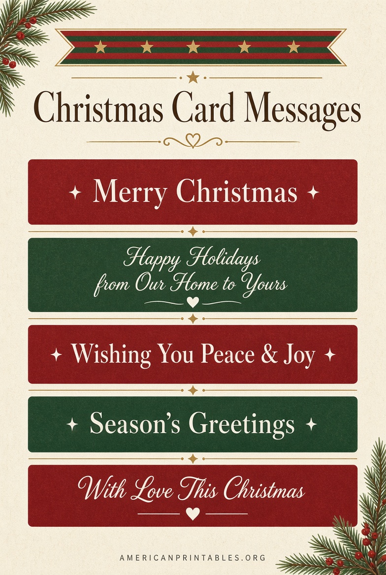 Free Printable Christmas Card Sentiments Guide 2026 (3)