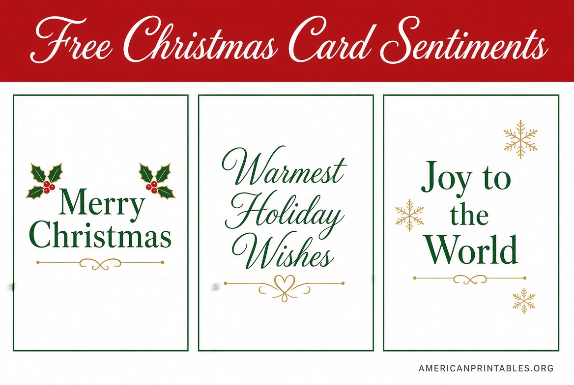 Free Printable Christmas Card Sentiments Guide 2026 (4)