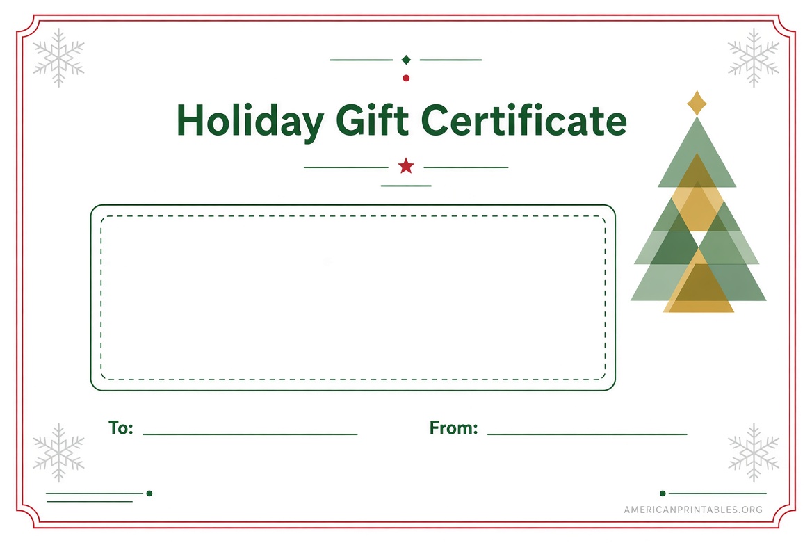 Free Printable Christmas Certificate Templates (3)