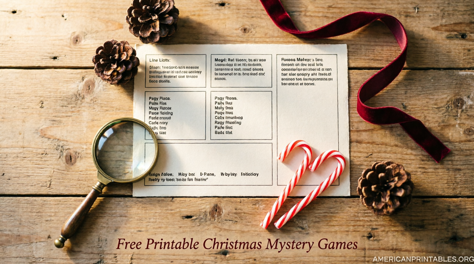 Free Printable Christmas Mystery Games (1)