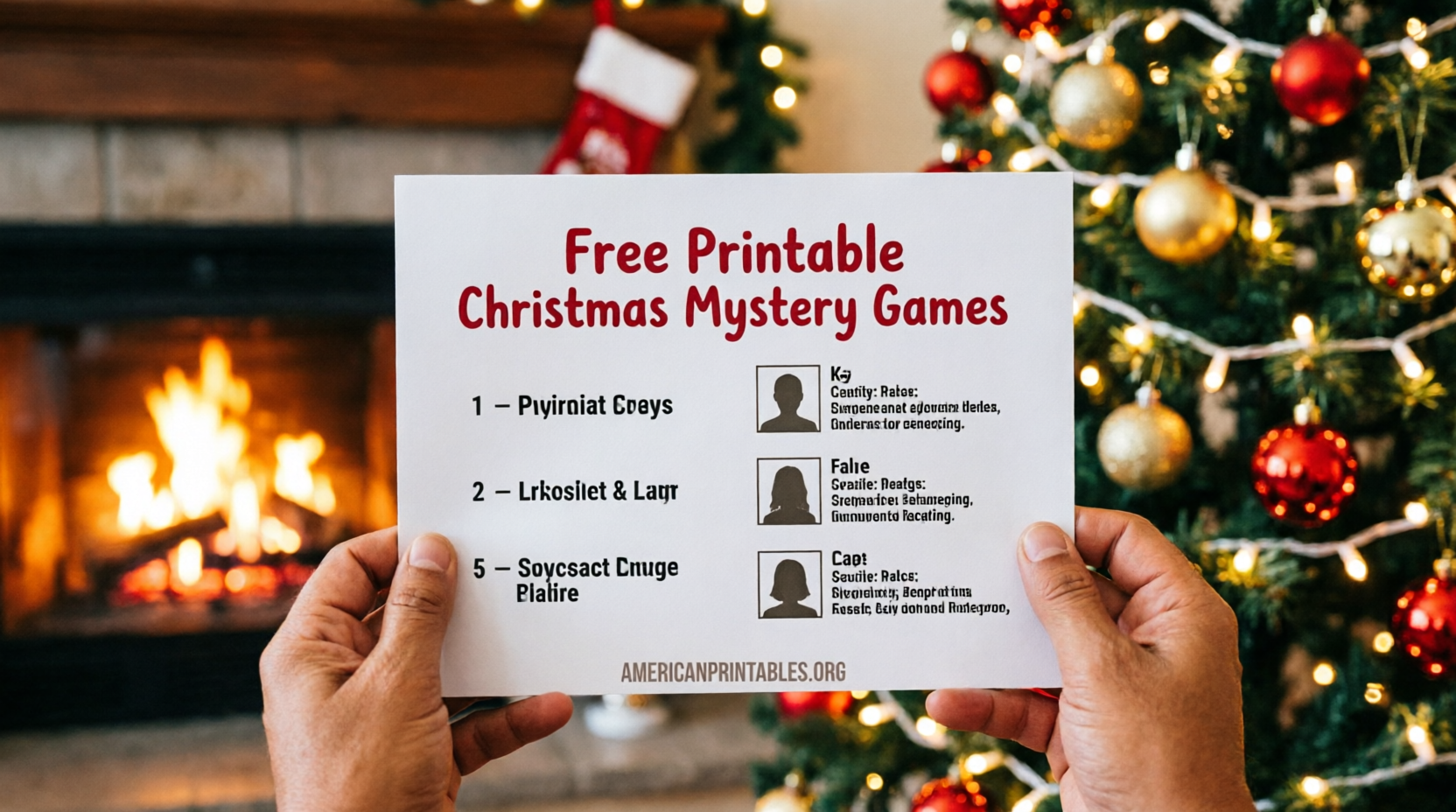 Free Printable Christmas Mystery Games (2)