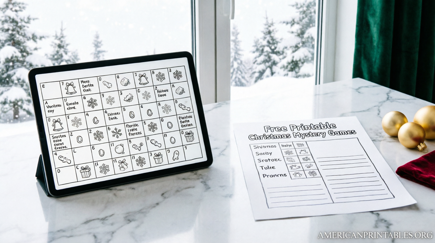 Free Printable Christmas Mystery Games (4)