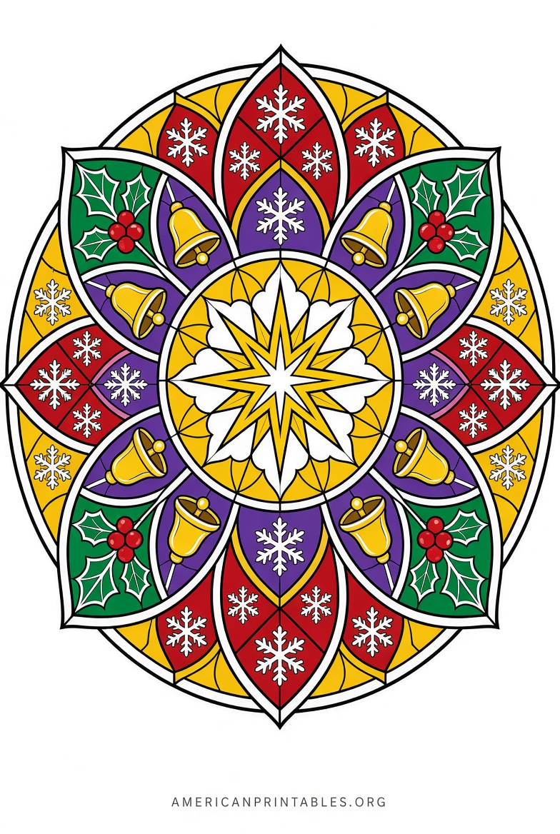 Free Printable Christmas Stained Glass Patterns (3)