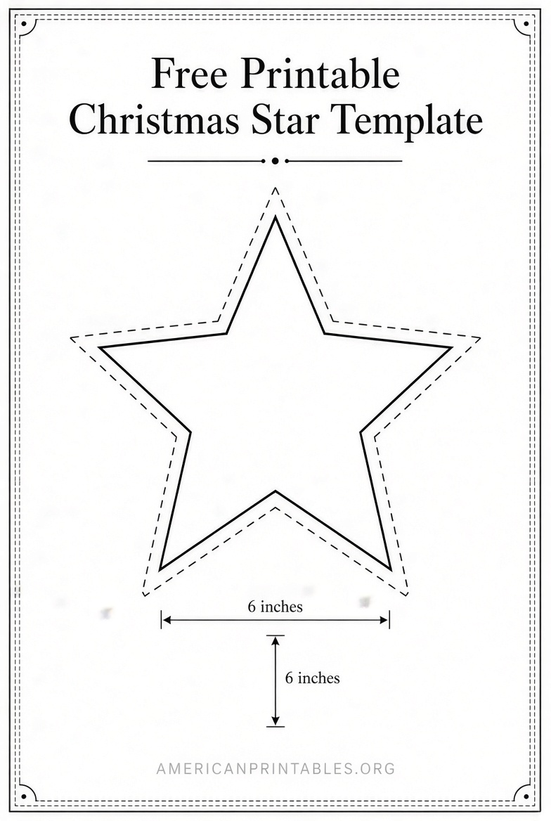 Free Printable Christmas Star Templates (1)