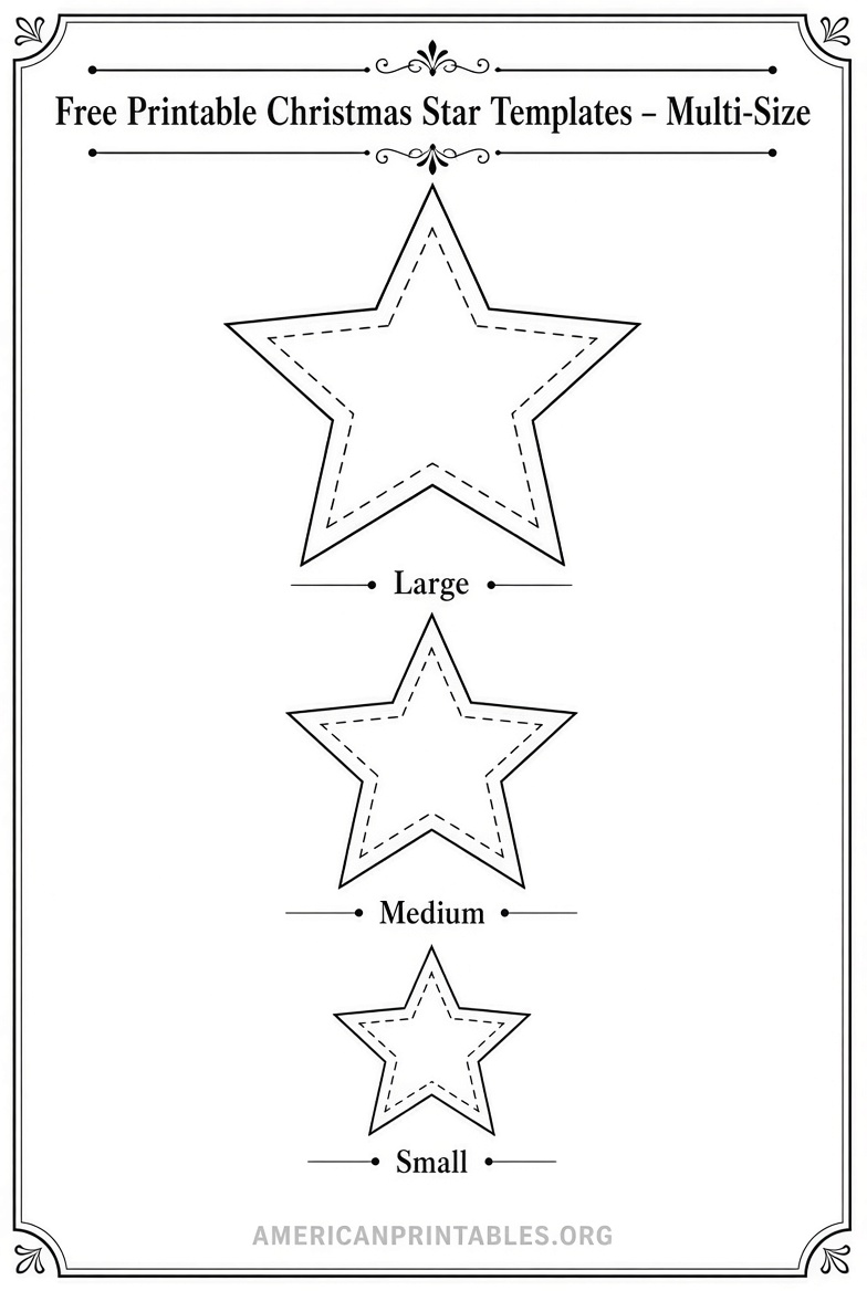 Free Printable Christmas Star Templates (4)