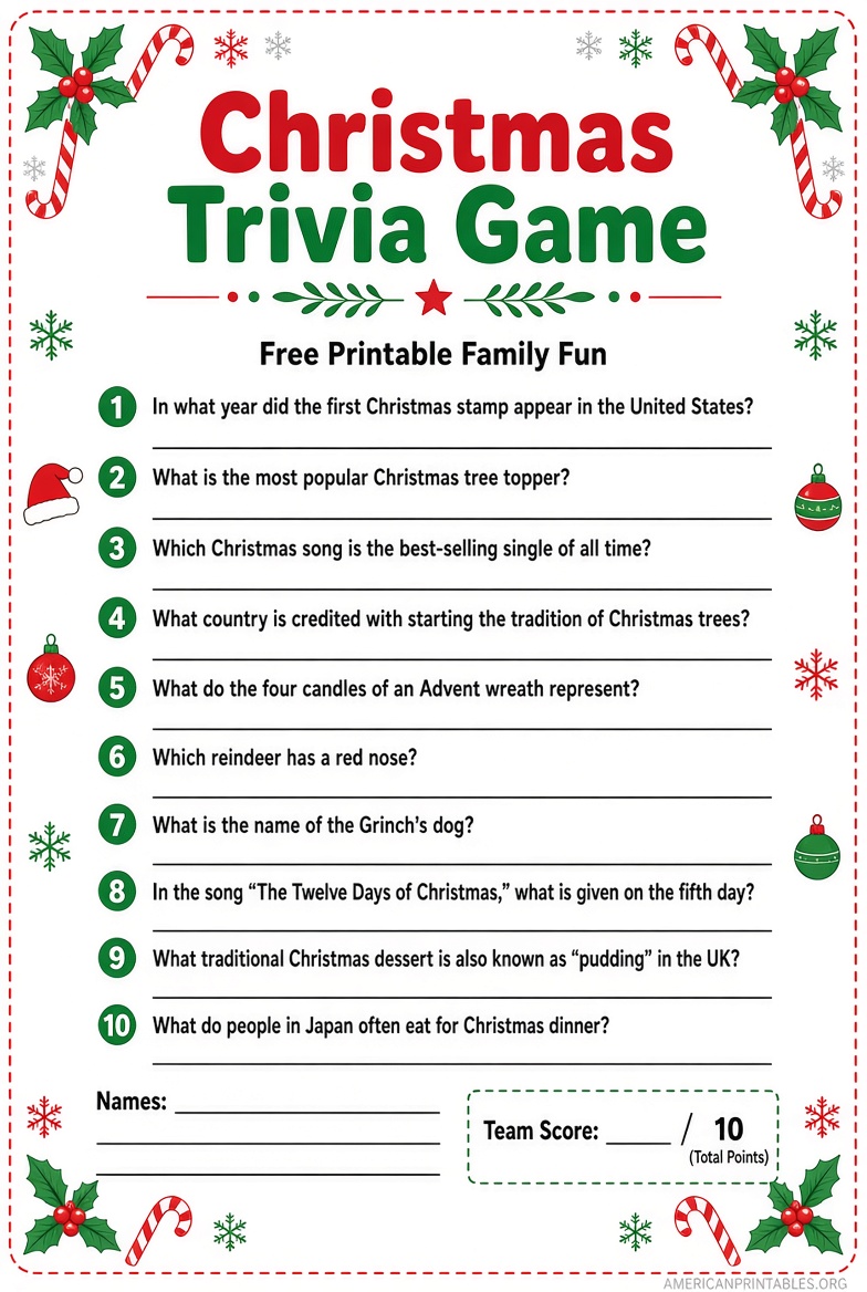 Free Printable Christmas Trivia Game for Families (4)