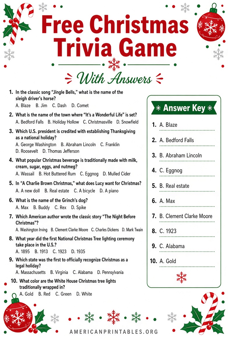Free Printable Christmas Trivia Games With Answers (1)