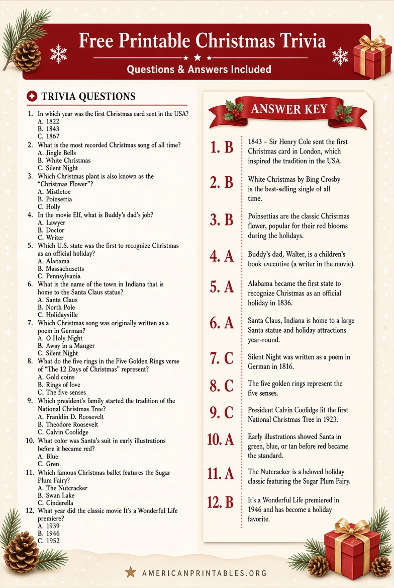 Free Printable Christmas Trivia Games With Answers (3)