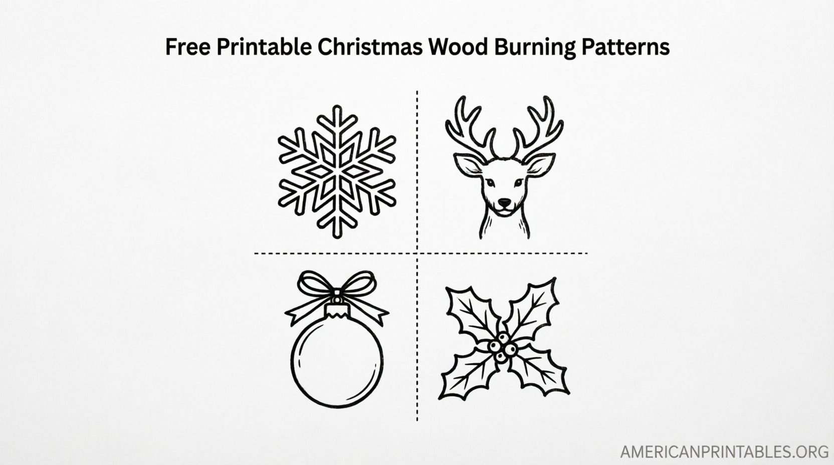 Free Printable Christmas Wood Burning Patterns (4)