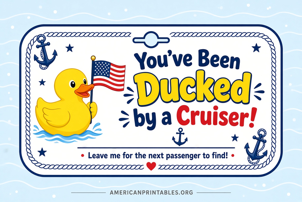 Free Printable Cruise Duck Tags for Cruisers (4)
