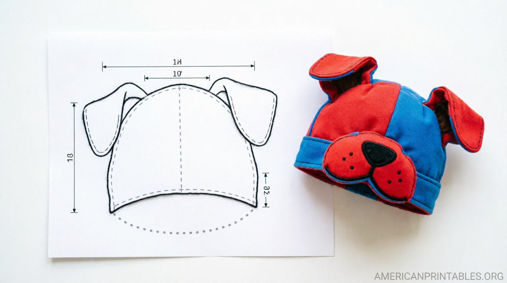 Free Printable Dog Hat Pattern Guide (1)