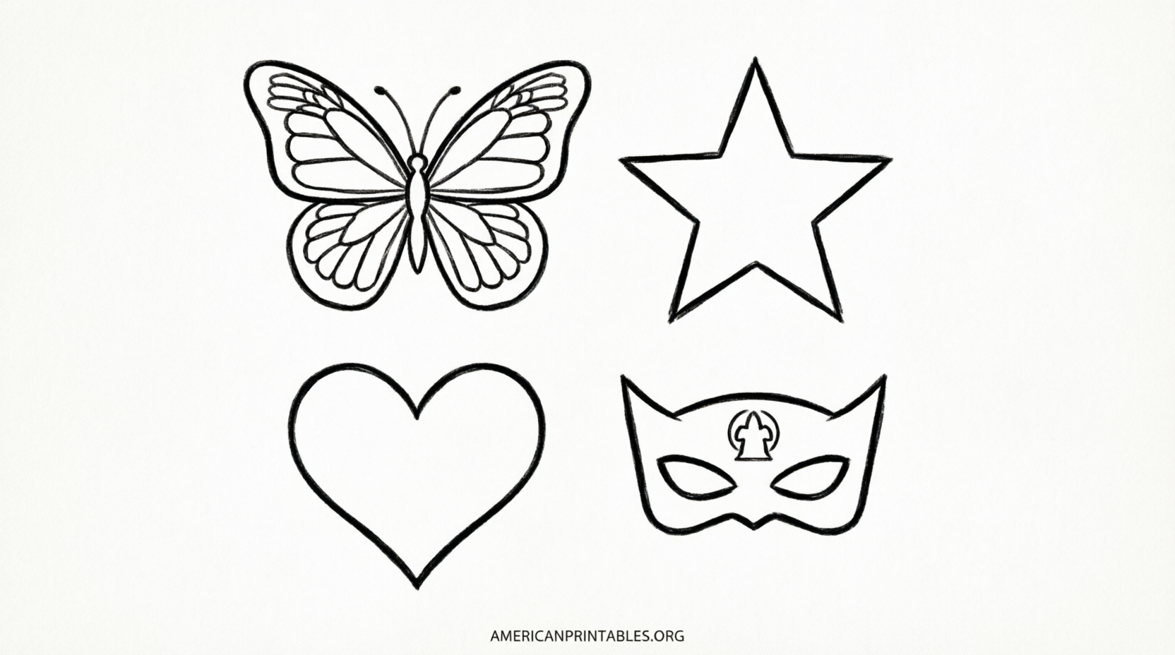 Free Printable Face Painting Stencils Guide (1)