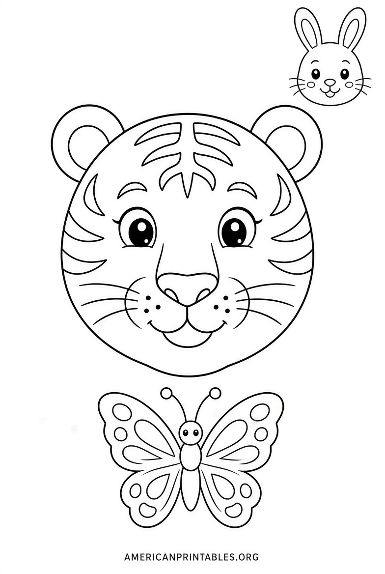 Free Printable Face Painting Templates for Kids (1)