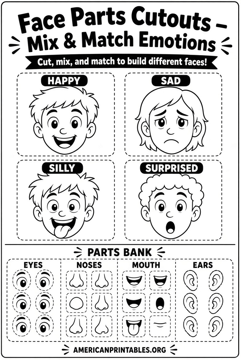 Free Printable Face Parts Cutouts Download (2)