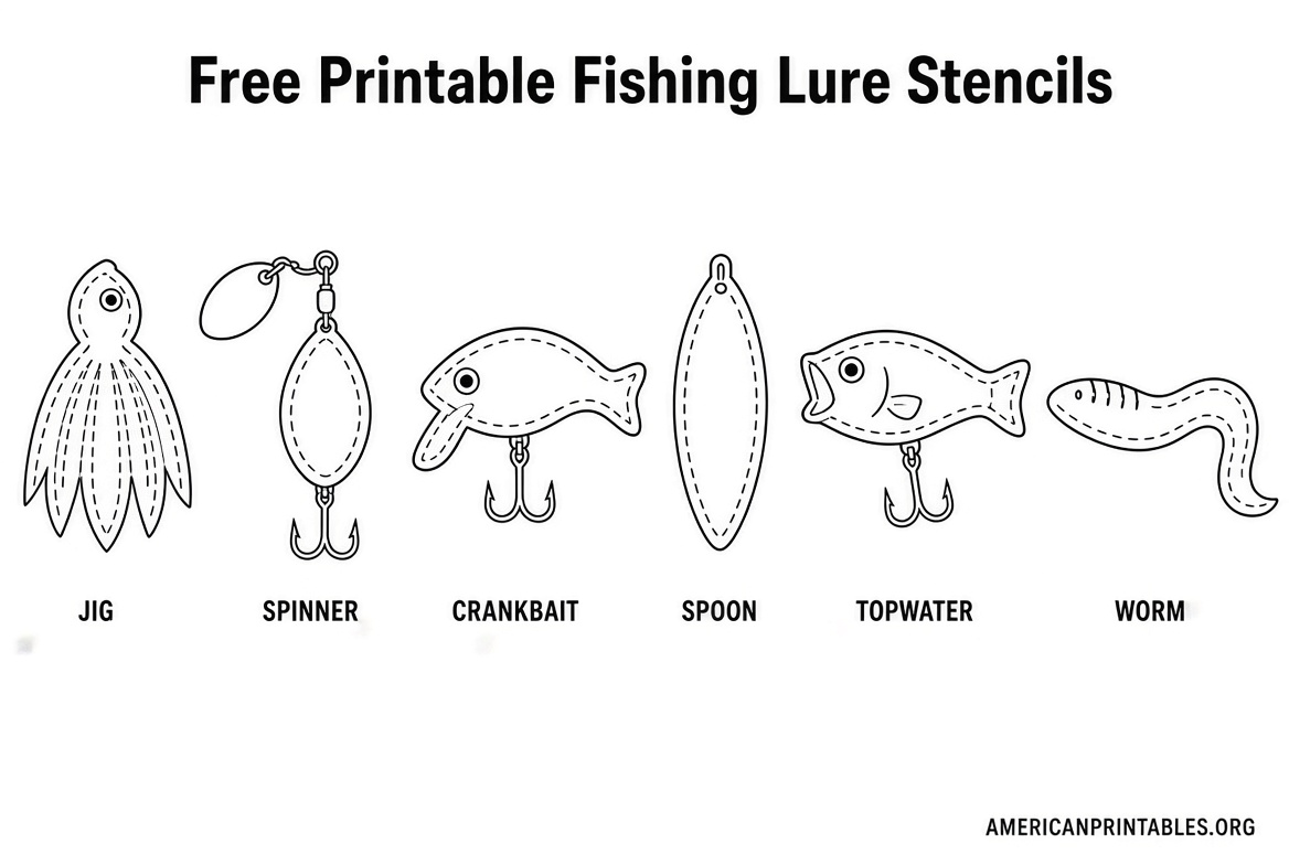 Free Printable Fishing Lure Stencils (2)