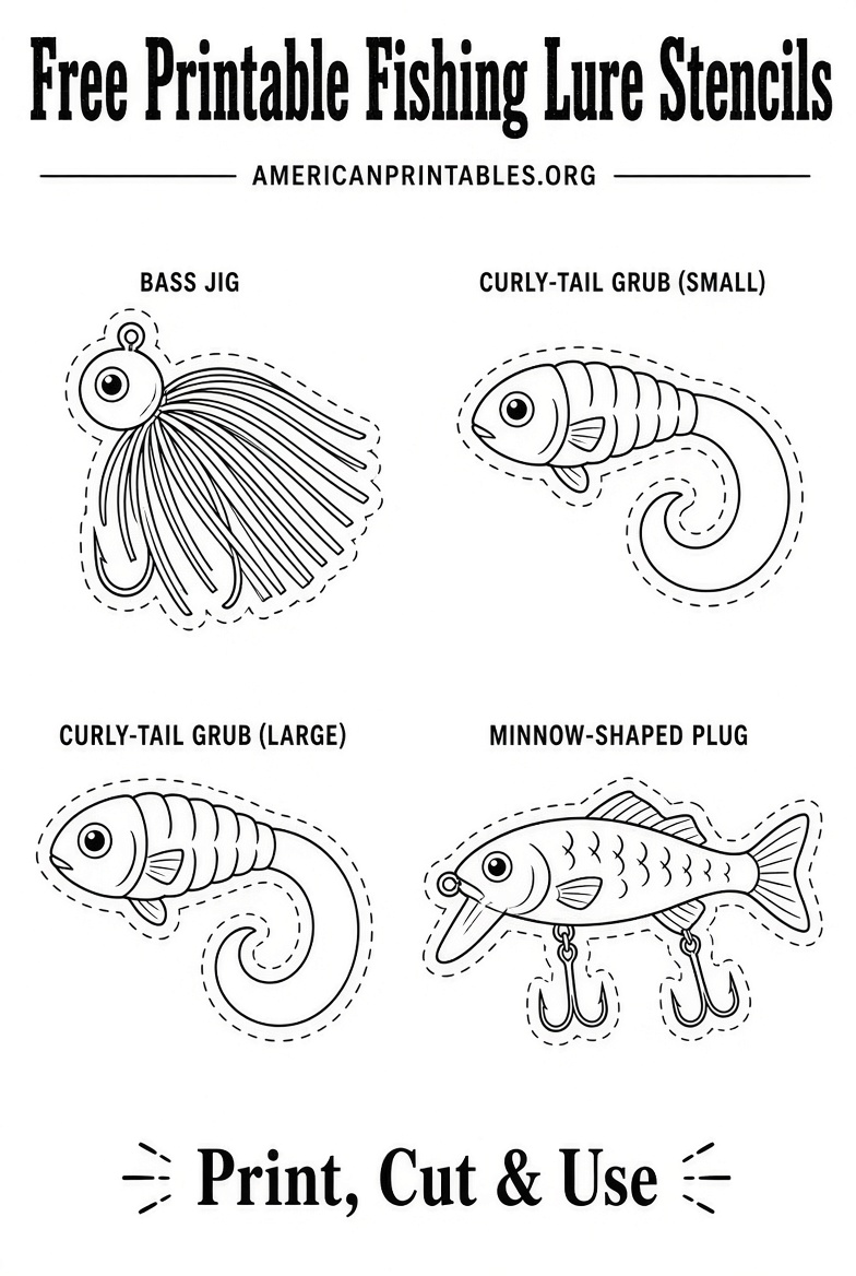Free Printable Fishing Lure Stencils (3)