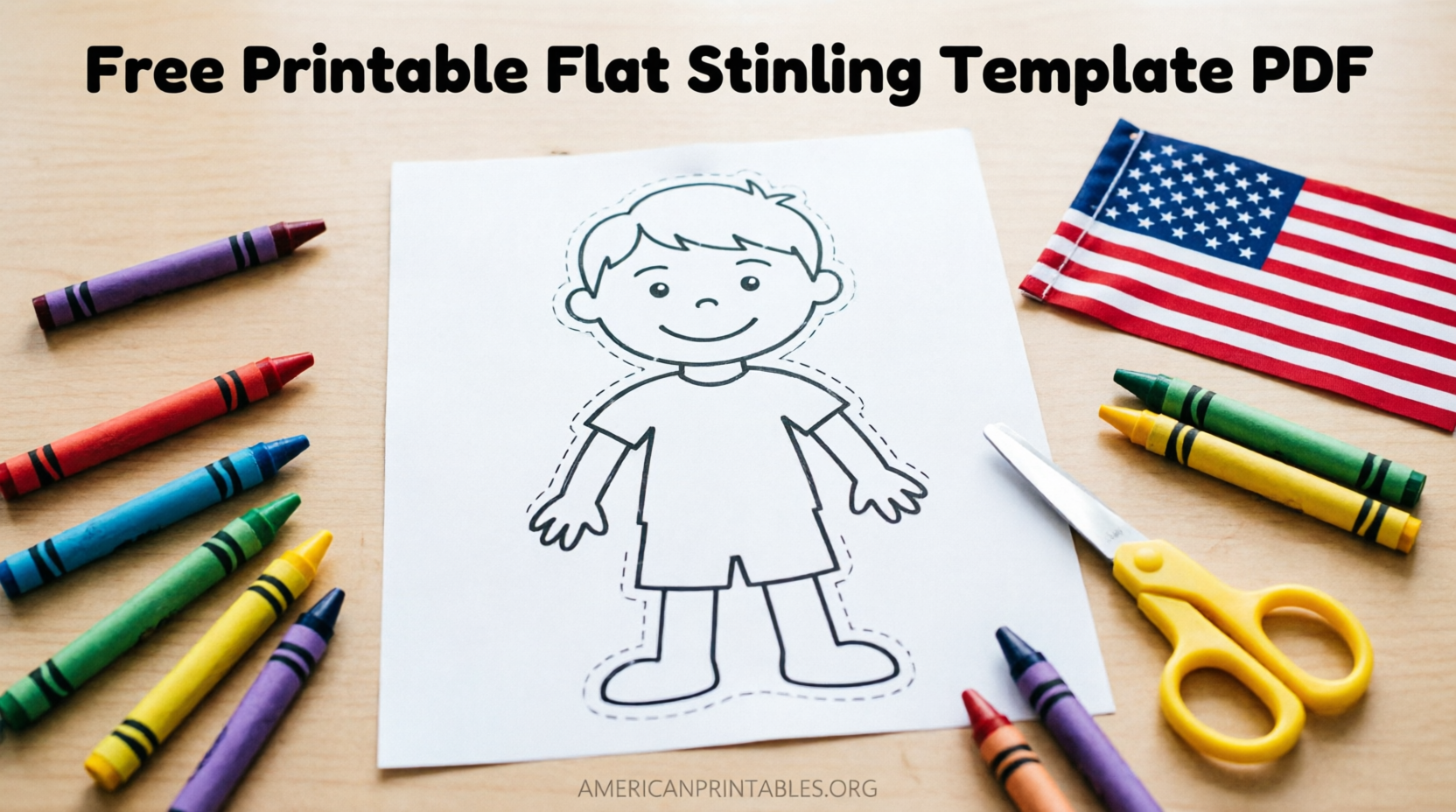 Free Printable Flat Stanley Template PDF (1)