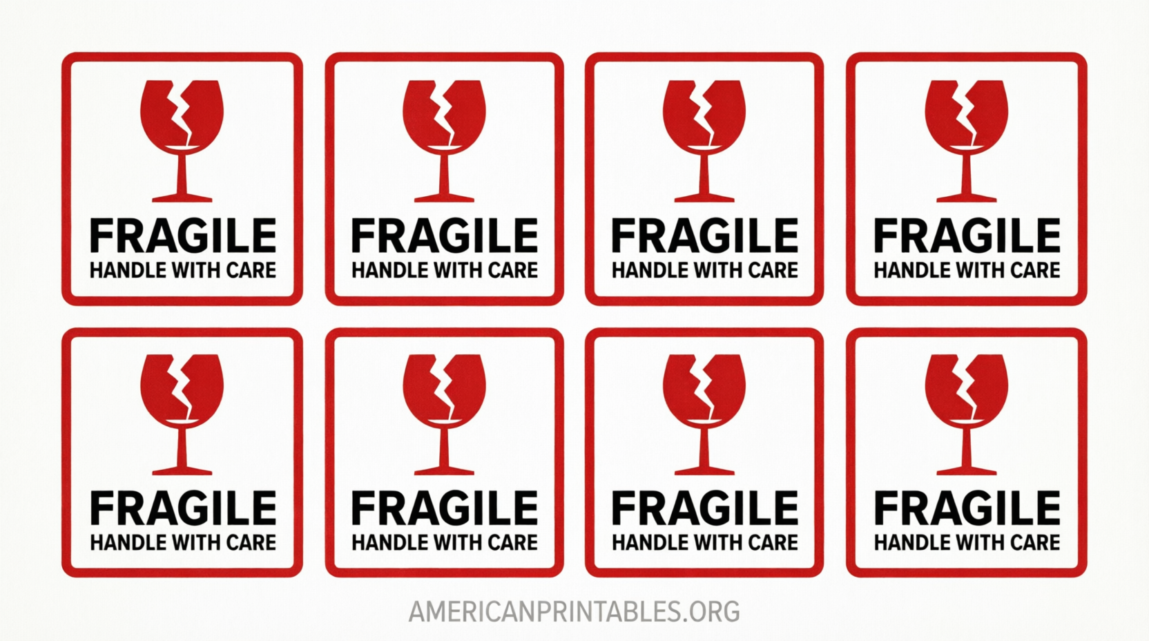 Free Printable Fragile Handle With Care Labels (4)