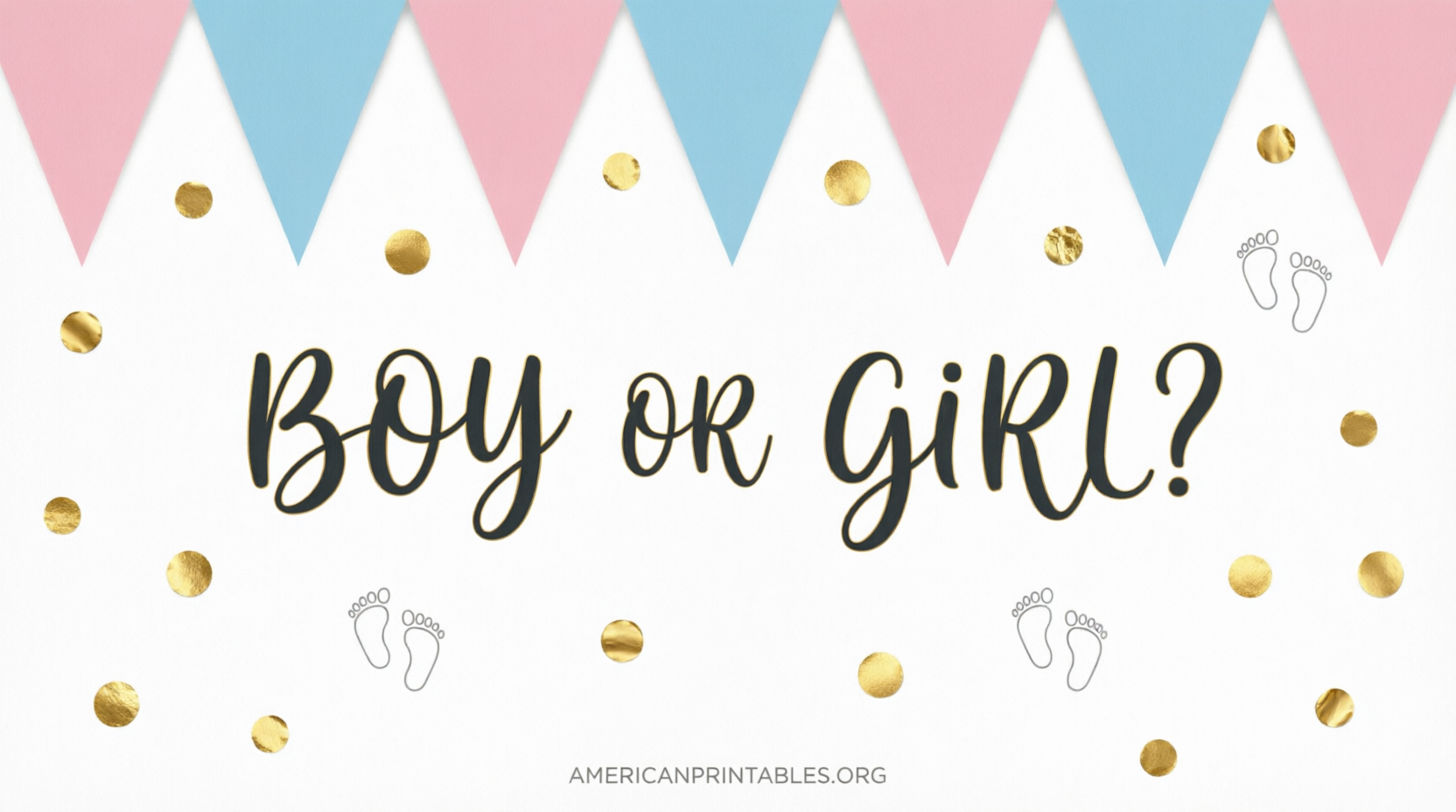 Free Printable Gender Reveal Banner Templates (1)