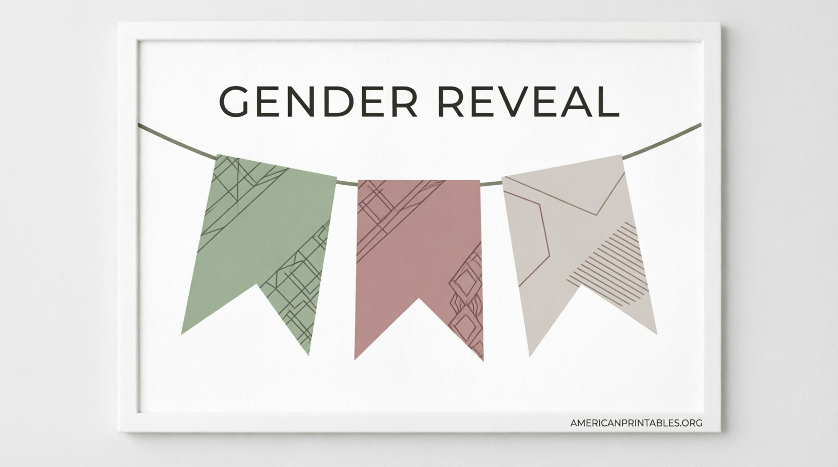 Free Printable Gender Reveal Banner Templates (4)