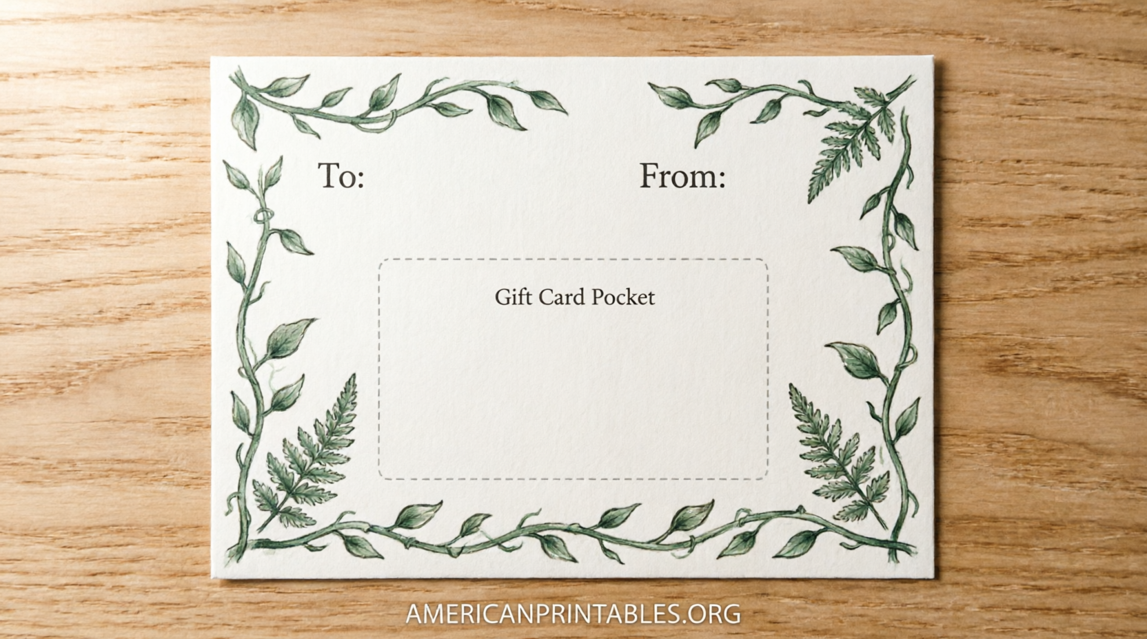 Free Printable Gift Card Envelopes (3)