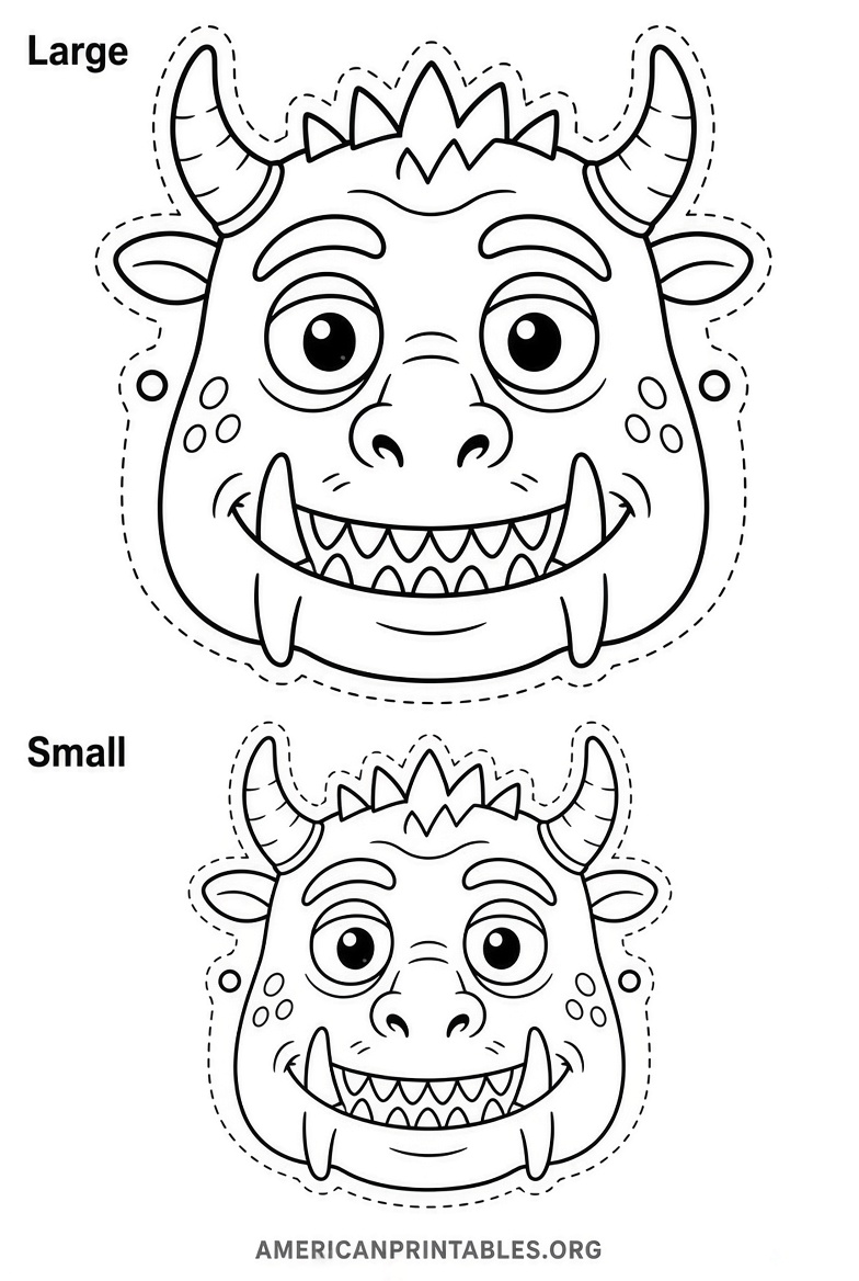 Free Printable Gruffalo Mask Template (3)