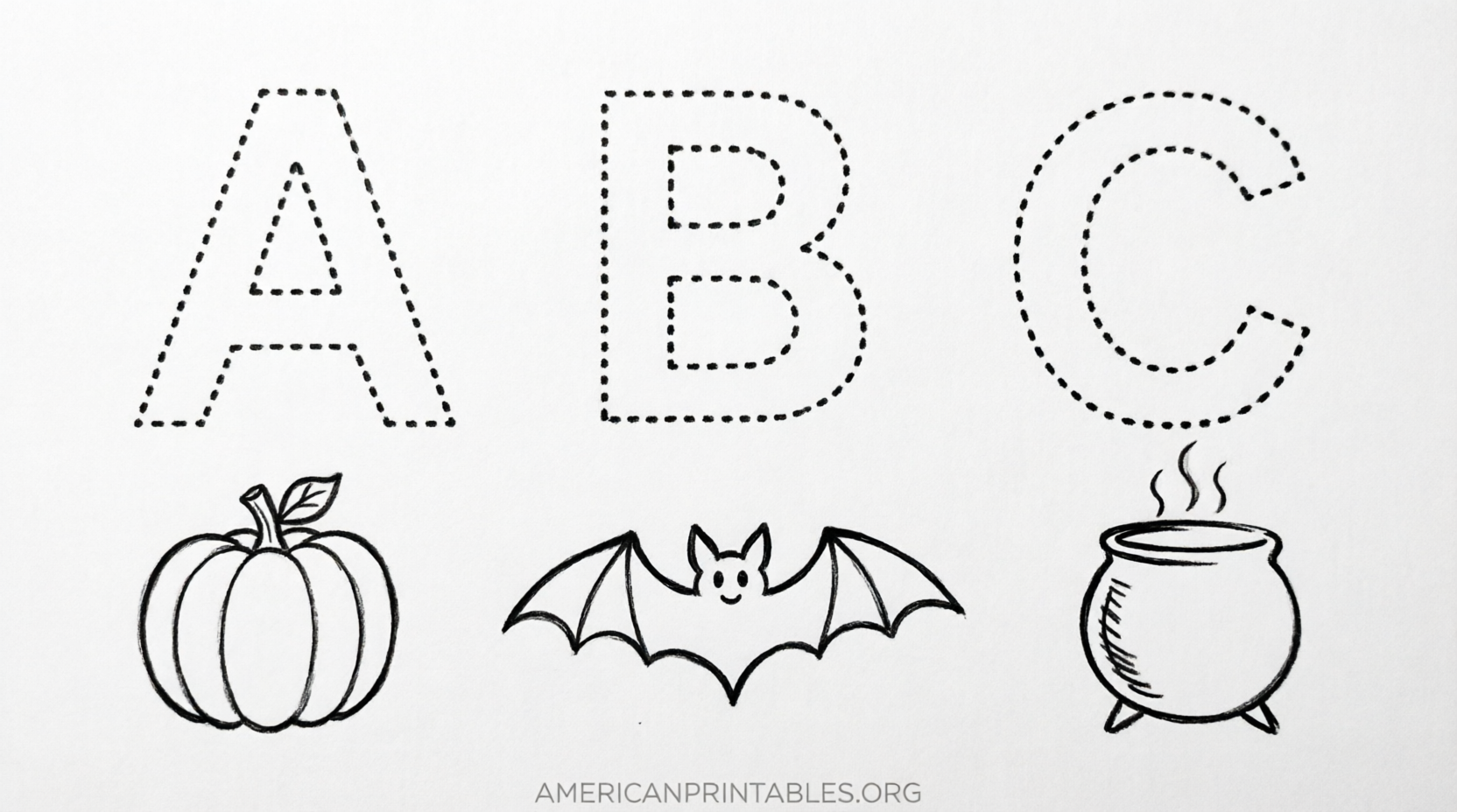 Free Printable Halloween Alphabet Letters (2)