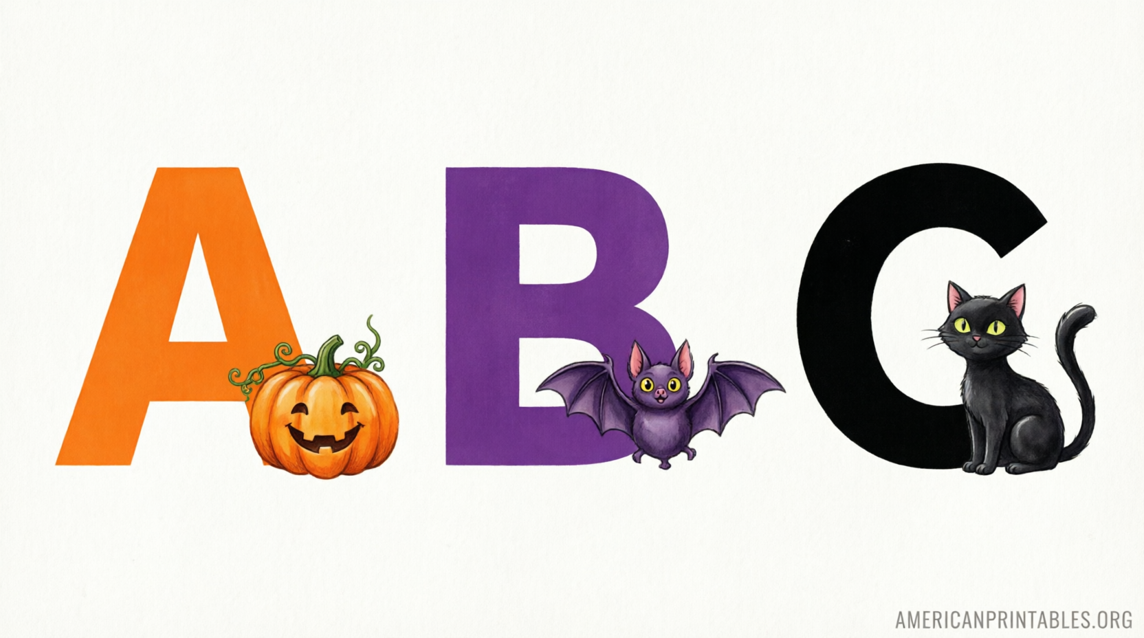 Free Printable Halloween Alphabet Letters (4)