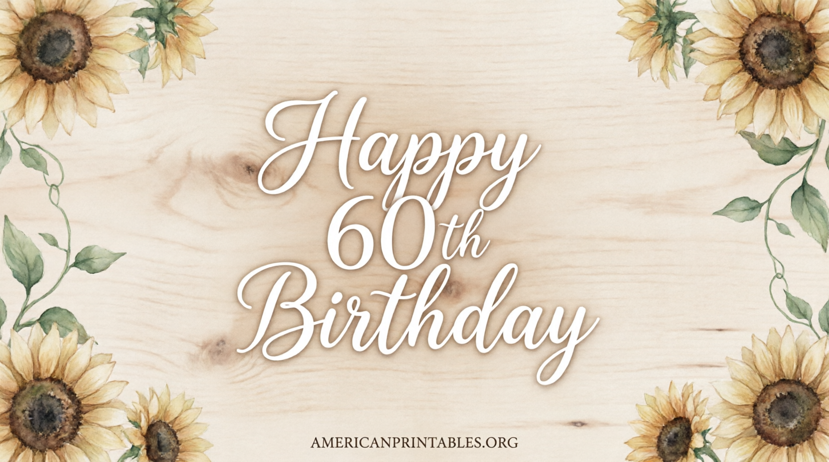 Free Printable Happy 60th Birthday Signs (2)