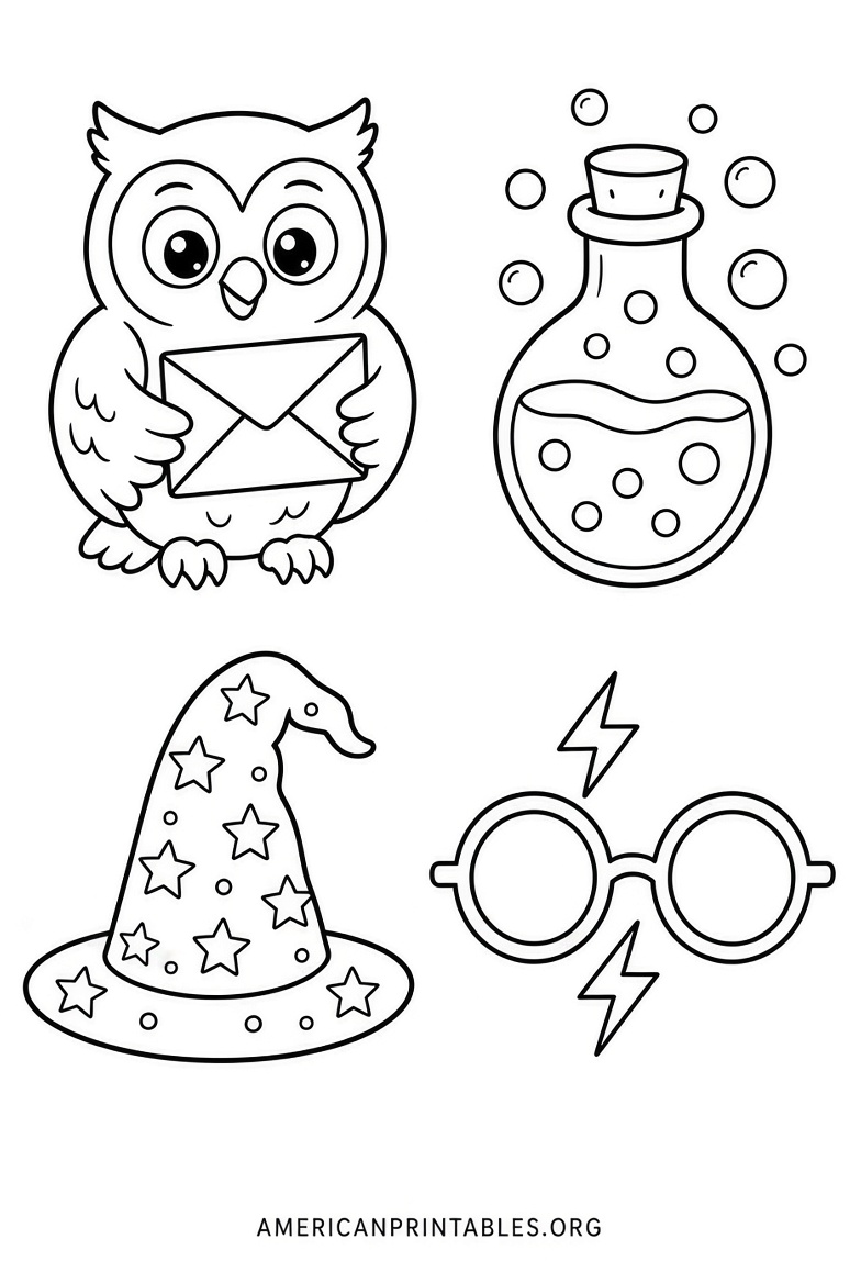 Free Printable Harry Potter Clip Art Guide (3)