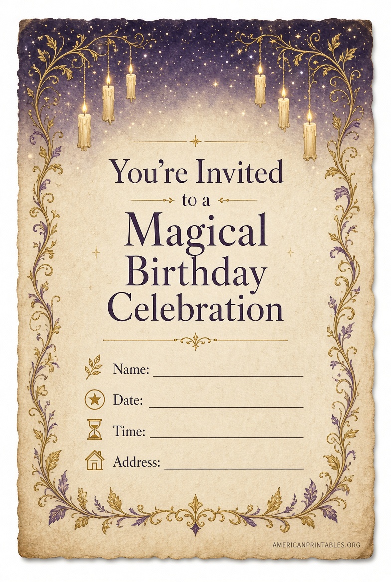 Free Printable Harry Potter Invitations (1)