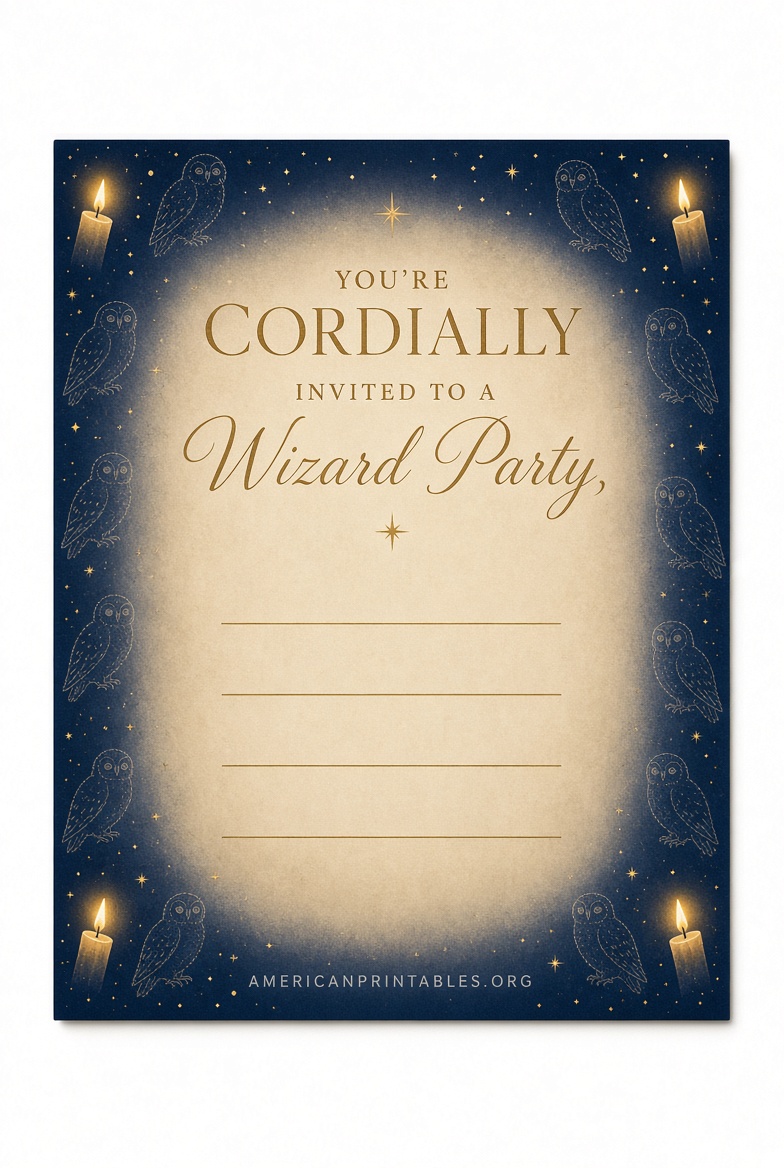 Free Printable Harry Potter Invitations (3)