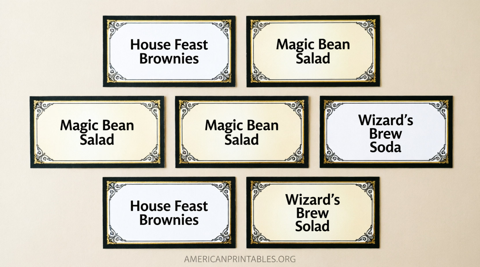 Free Printable Harry Potter Party Food Labels (2)