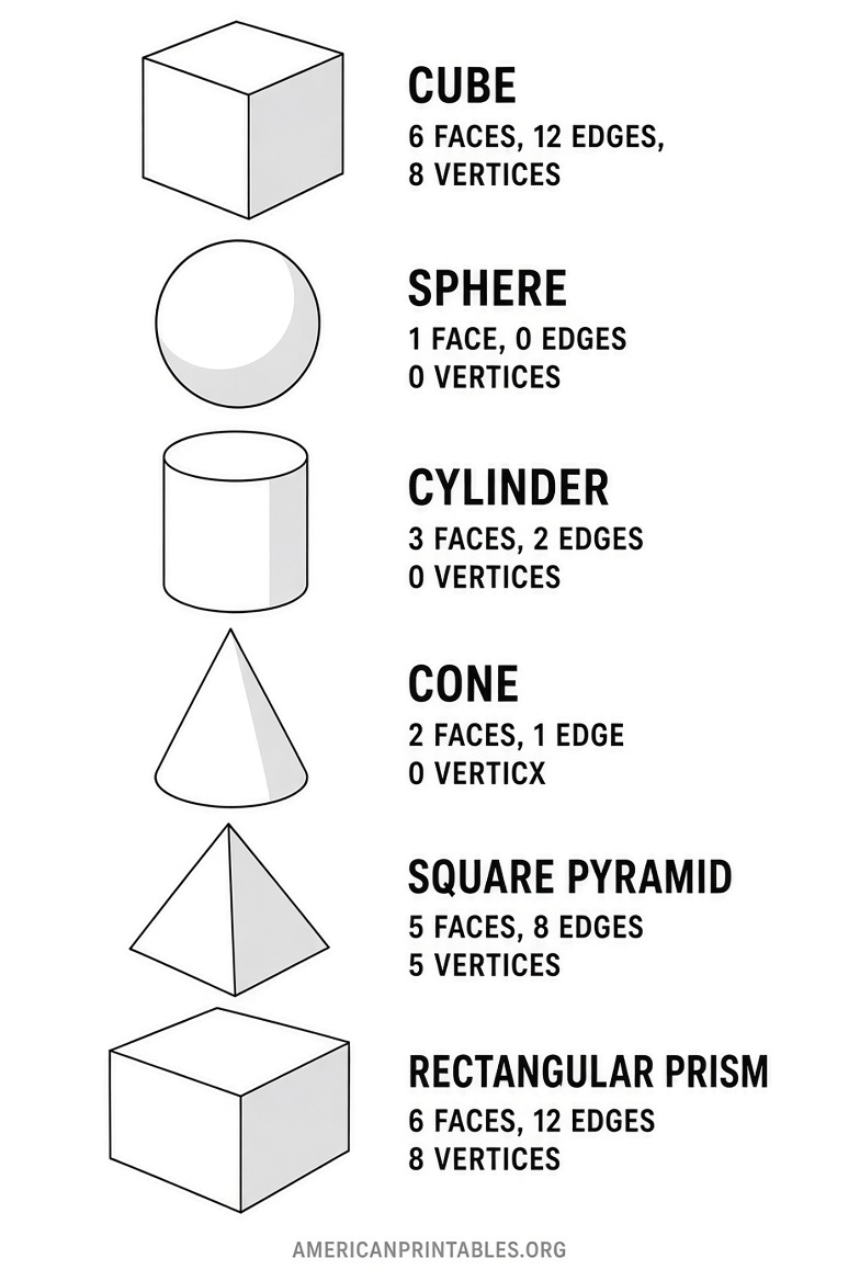 Free Printable Images of 3D Shapes for Kids (1)