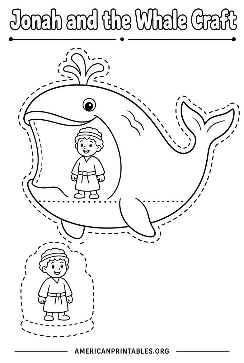 Free Printable Jonah and the Whale Crafts (1)