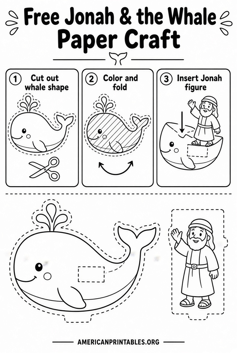 Free Printable Jonah and the Whale Crafts (4)