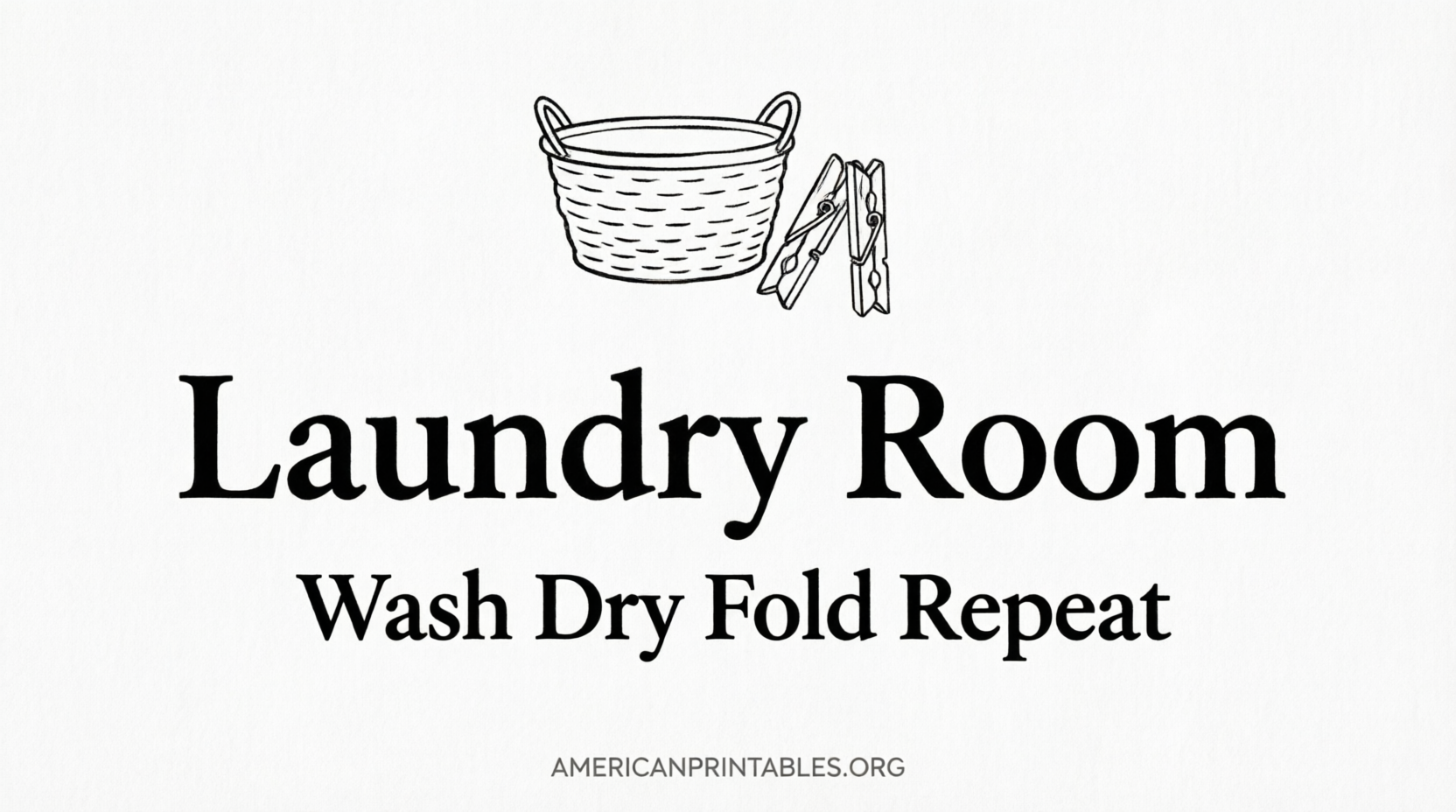 Free Printable Laundry Room Signs to Download (1)