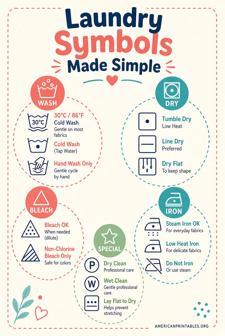 Free Printable Laundry Symbols Chart for USA Homes (2)