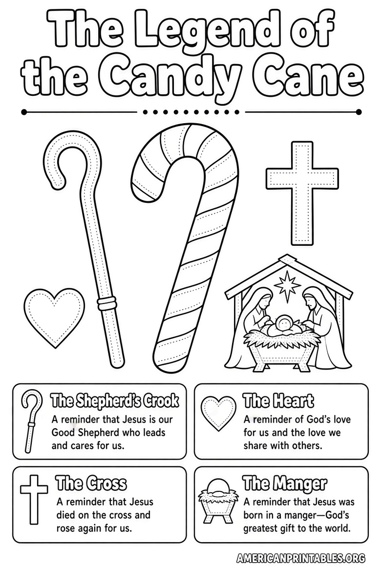 Free Printable Legend of the Candy Cane (3)