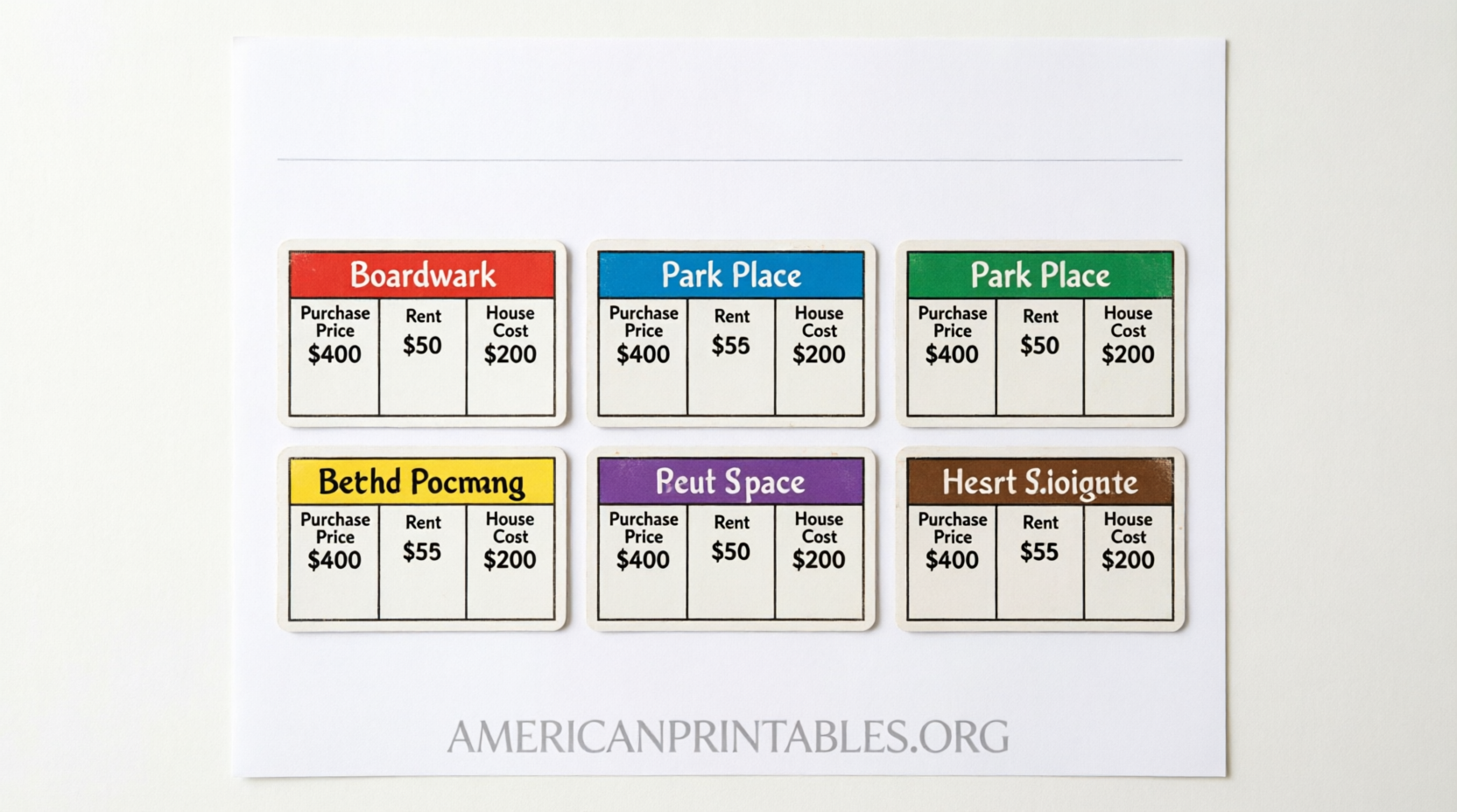Free Printable Monopoly Property Cards (4)