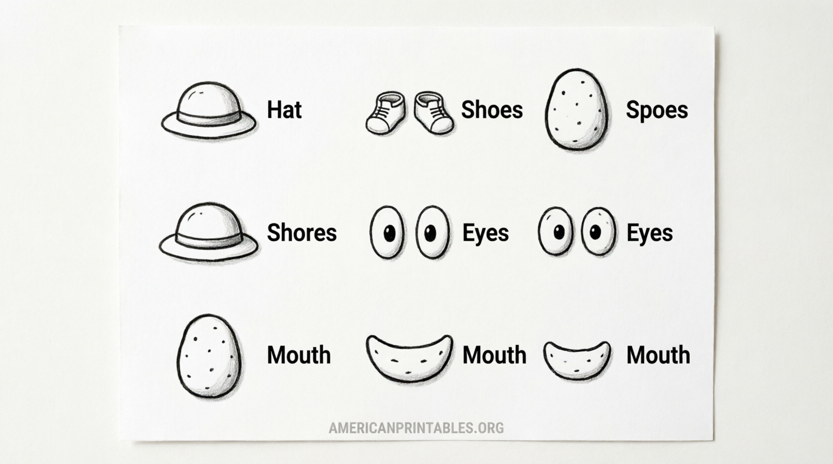 Free Printable Mr Potato Head Parts (2)