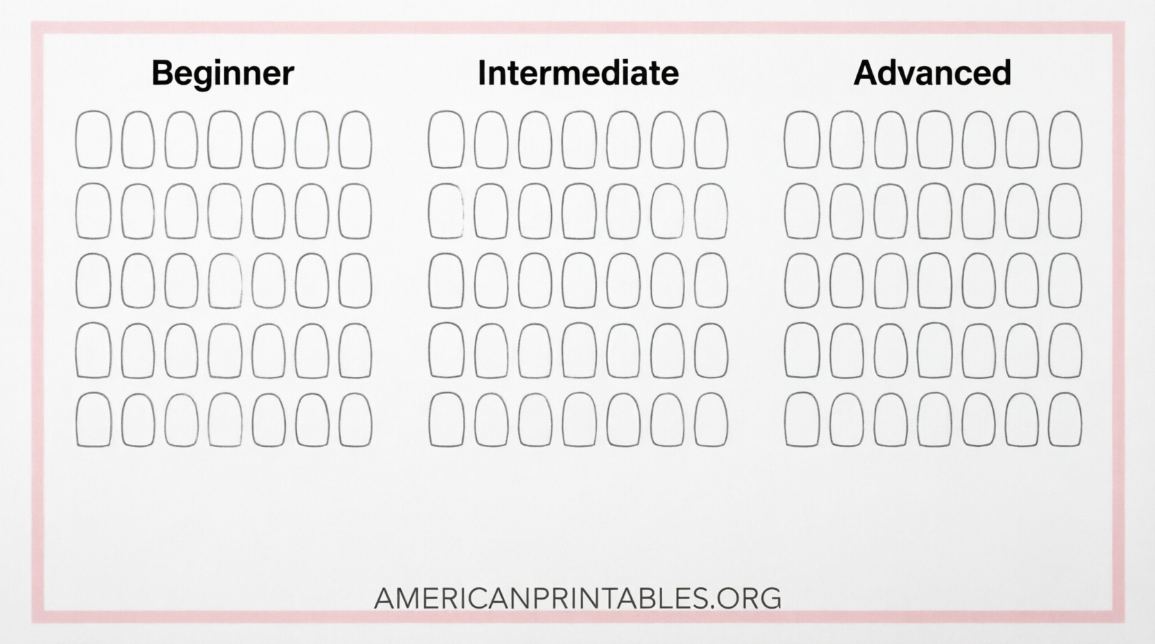 Free Printable Nail Art Practice Sheets (2)