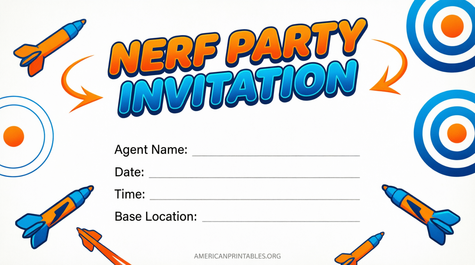 Free Printable Nerf Party Invitations (1)