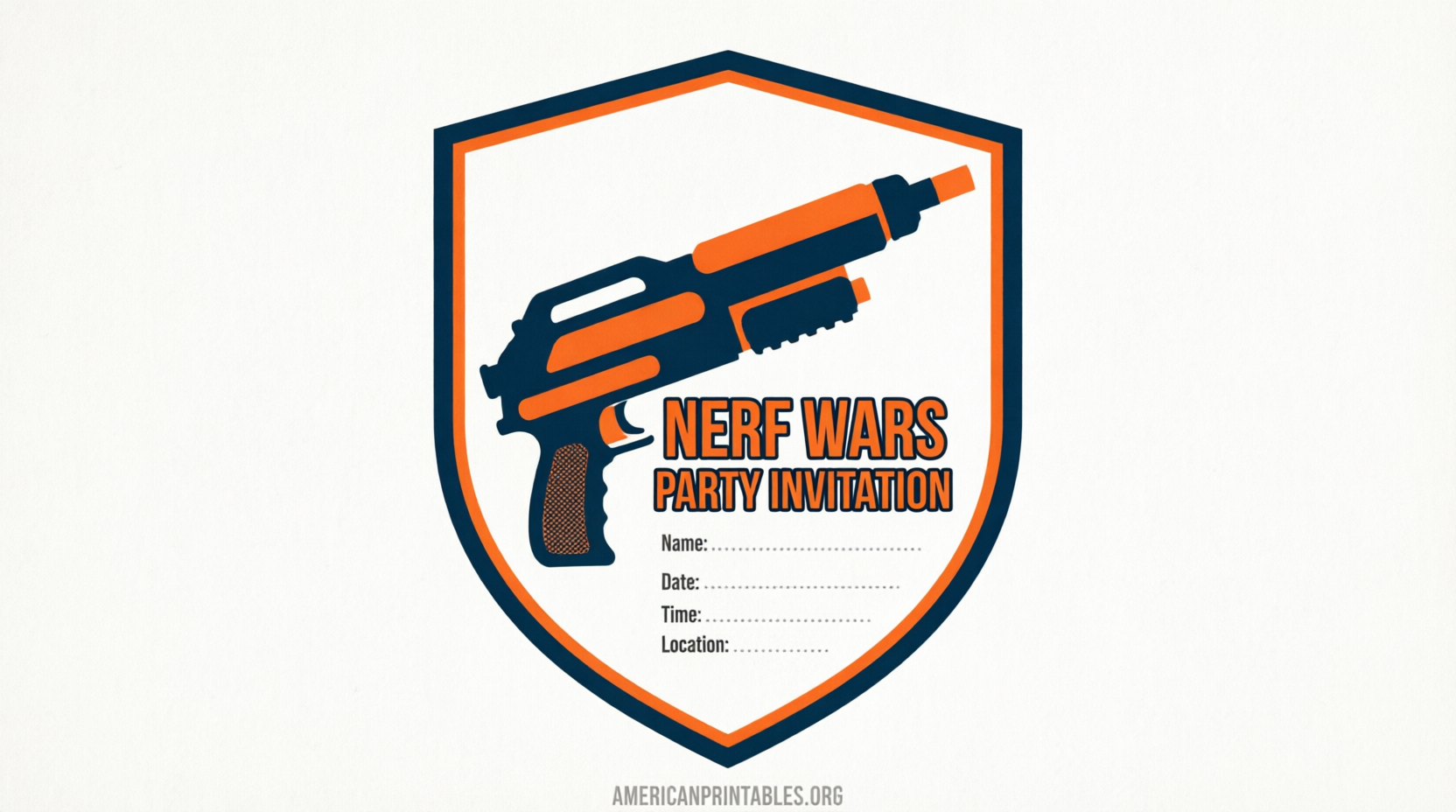 Free Printable Nerf Party Invitations (2)