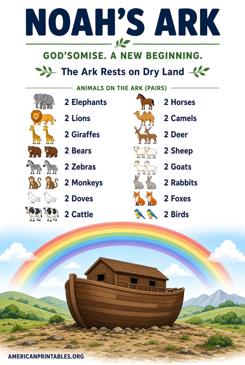 Free Printable Noah’s Ark Pictures for Kids (3)