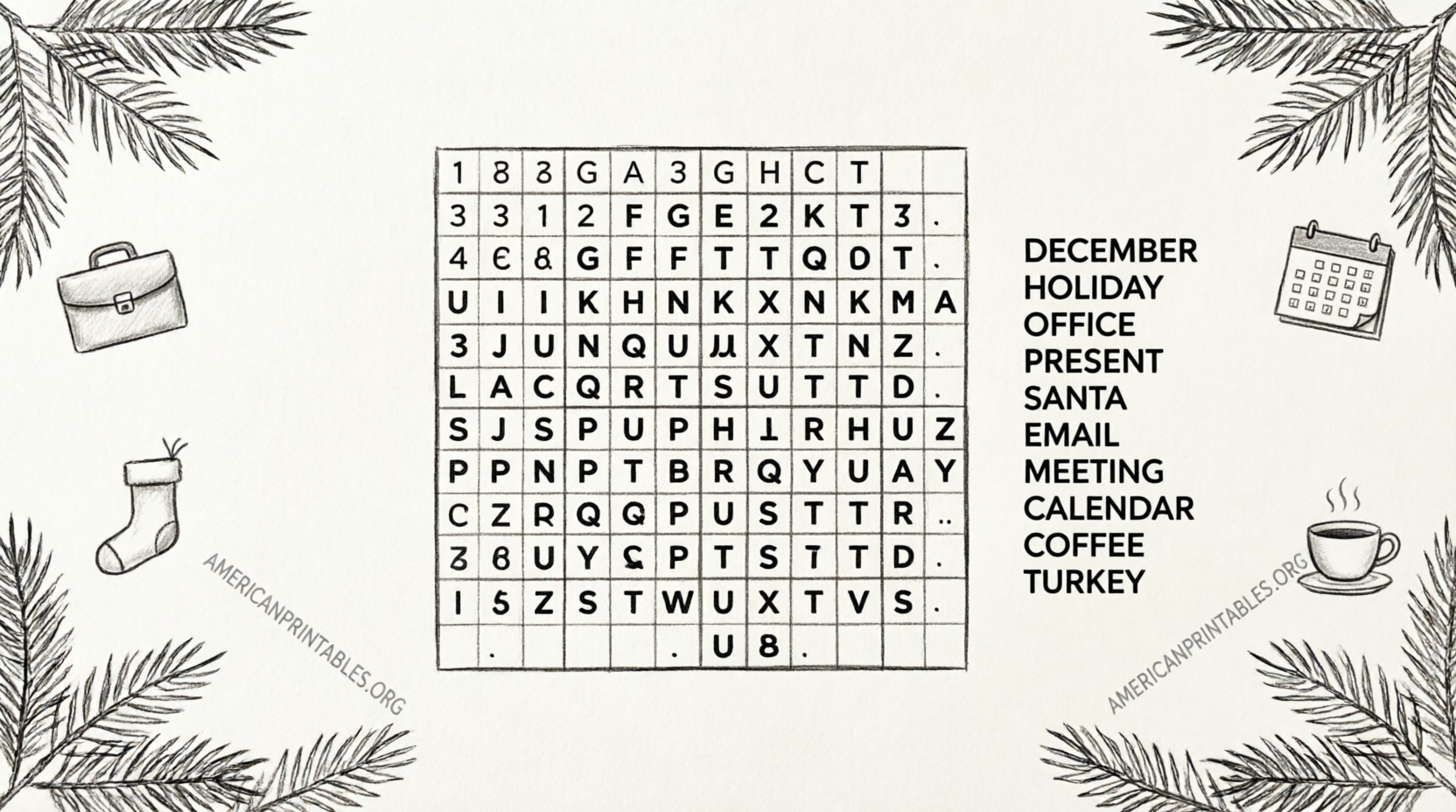 Free Printable Office Christmas Party Games (2)