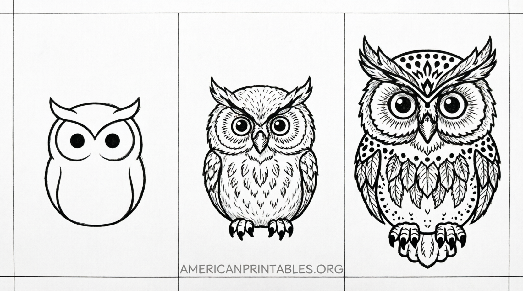 Free Printable Owl Pumpkin Stencils (2)