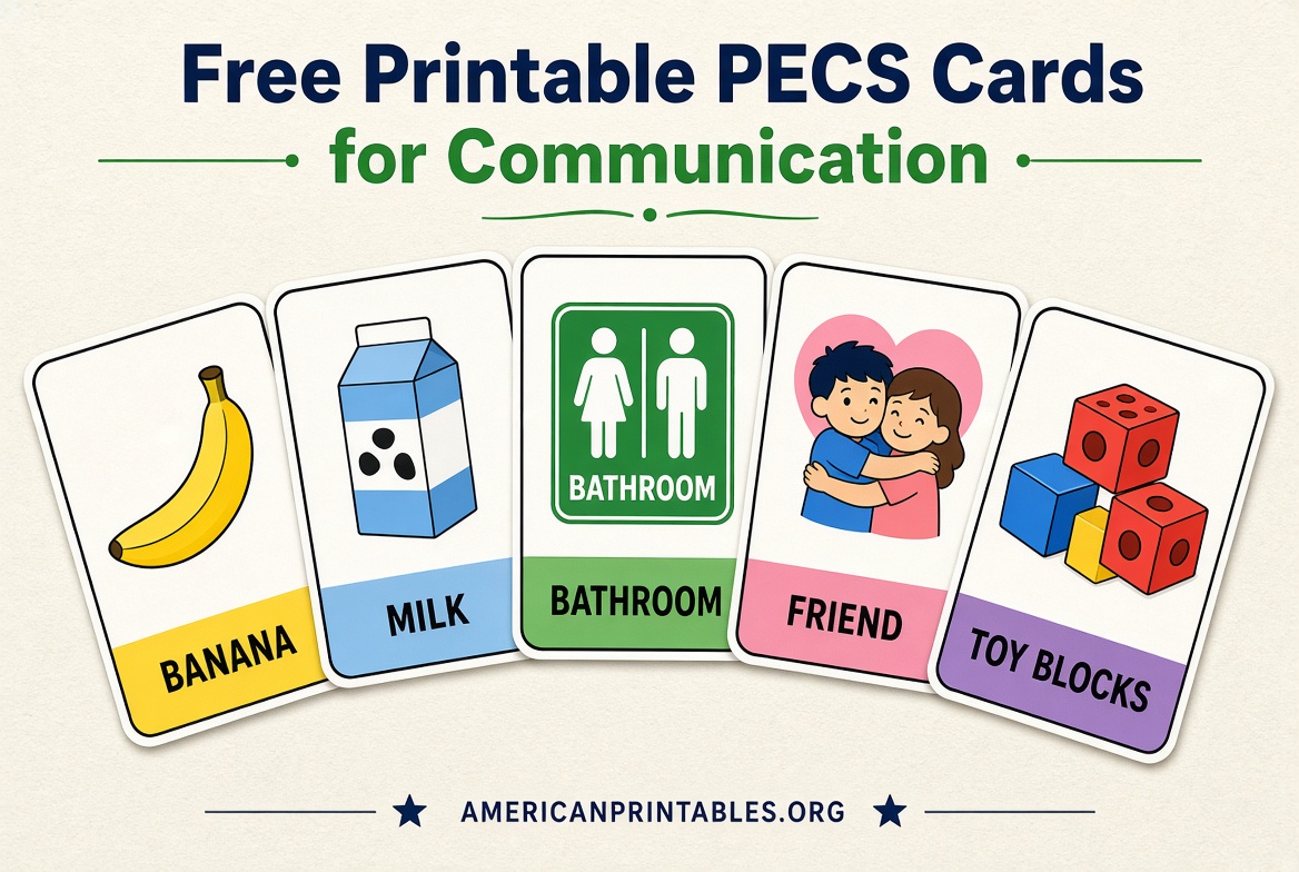 Free Printable PECS Picture Cards for Autism (3)