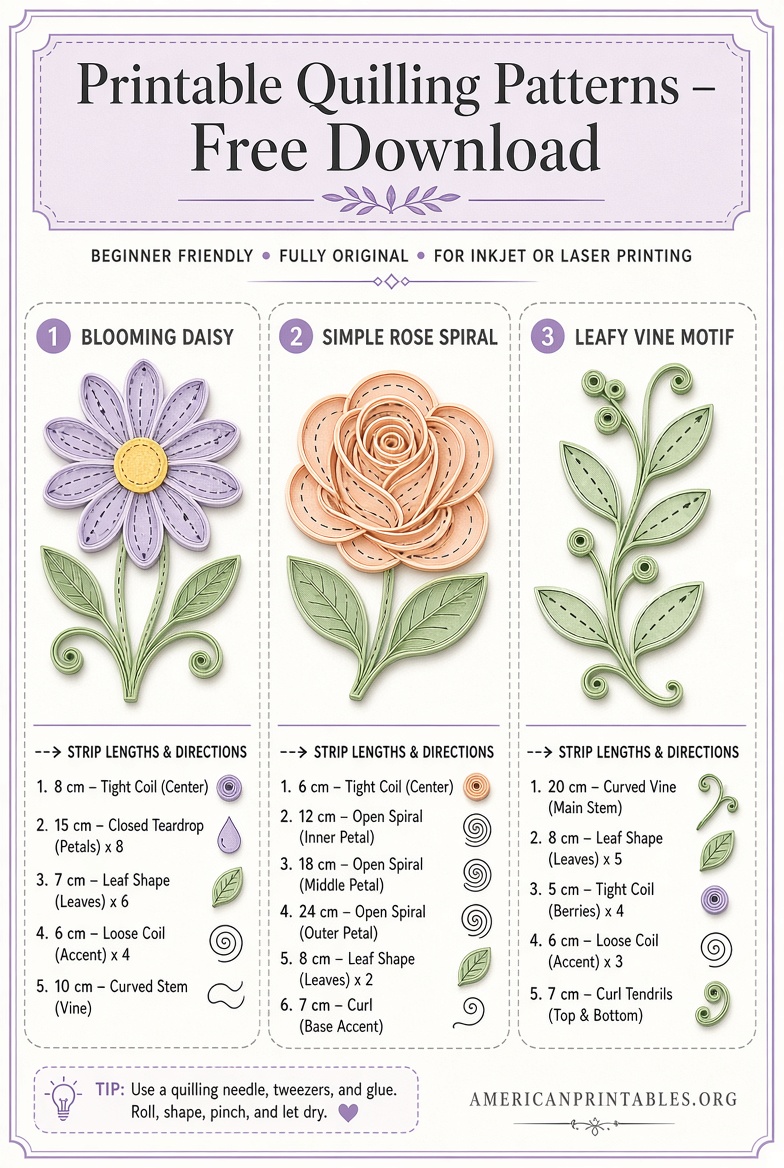 Free Printable Paper Quilling Patterns (2)