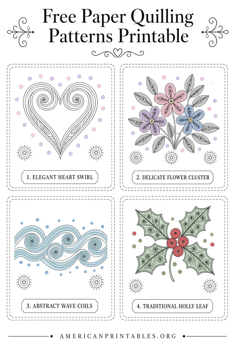 Free Printable Paper Quilling Patterns (4)